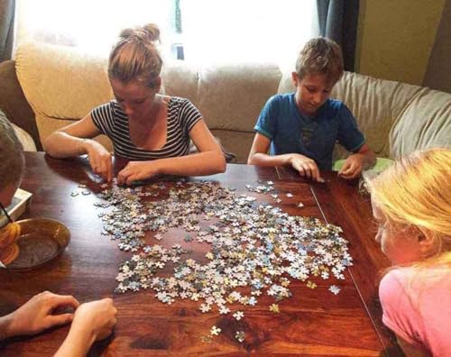 Puzzles de Madera de 1000 Piezas, para Adultos, Pirata Travieso Buscando Tesoro en Candy Island (C ; 500)