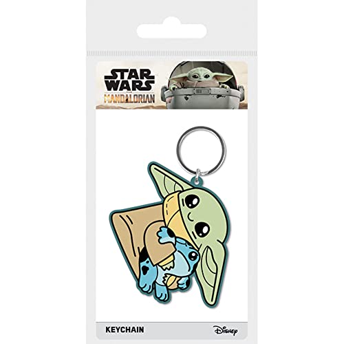 Pyramid Star Wars The Mandalorian (Grougu'S Little Friend) Rubber Keychain