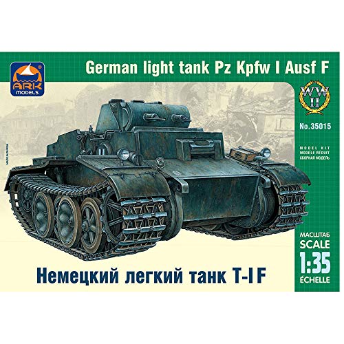 Pz.Kpfw. I Ausf. F - Tanque ligero alemán de la Segunda Guerra Mundial Kits escala 1:35 instrucciones de montaje en ruso