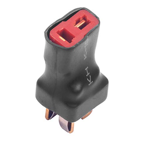 QWinOut Integrated T Plug in Parallel/Series Connection Tandem Conversion Connector for Battery DIY RC Model Drone Helicopter (1 Pcs,in Tandem)