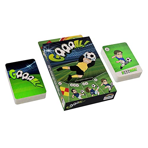 Rainbow Games - Goooal! - Juego de fútbol - Juego de mesa para la familia - Niños a partir de 6 años - Juego de cartas portátil