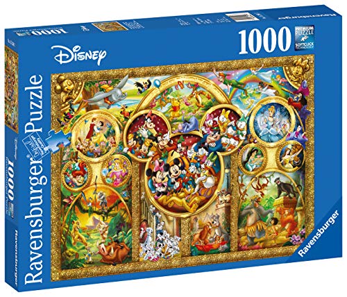 Ravensburger Disney Best Themes 1000 Piece Jigsaw Puzzle for Adults & for Kids Age 12 and Up