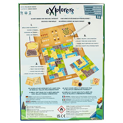 Ravensburger- Exploradores Animals 26982-Explorers-Juegos Familiares, Multicolor (26982)