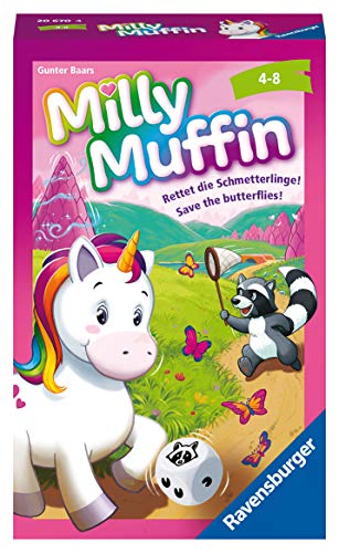 Ravensburger- Milly Muffin Gift Games 20670-Milly, Unicornio Cooperativo Juego Infantil a Partir de 4 años, Multicolor (20670)