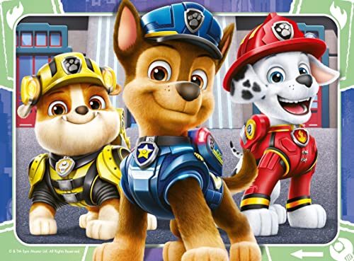 Ravensburger Paw Patrol The Movie 4 in Box (12, 16, 20, 24 Pieces) Jigsaw Puzzles for Kids Age 3 Years Up