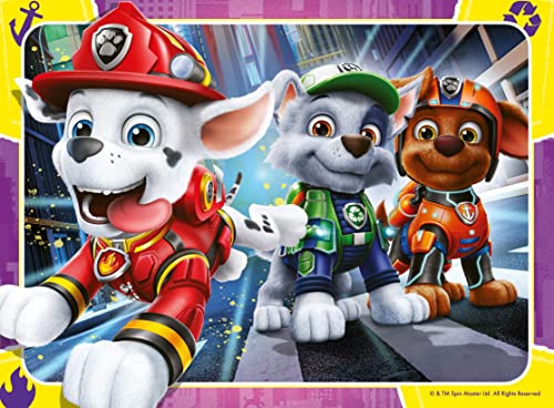 Ravensburger Paw Patrol The Movie 4 in Box (12, 16, 20, 24 Pieces) Jigsaw Puzzles for Kids Age 3 Years Up