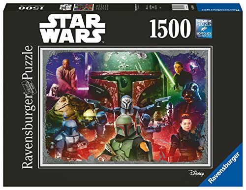 Ravensburger- Puzle 1500 Piezas, The Mandalorian Bounty Hunter, Multicolor (16918 4)