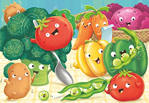 Ravensburger Puzzle, Alegría de Frutas y Verduras, Puzzles para Niños, Edad Recomendada 3+, 05248 6