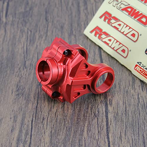 RCAWD Juego de yugo diferencial ARRMA para granito, Big Rock, Typhoon, Senton 3S yugo diferencial compuesto para 1/10 ARRMA 3s y Mega550 (rojo)