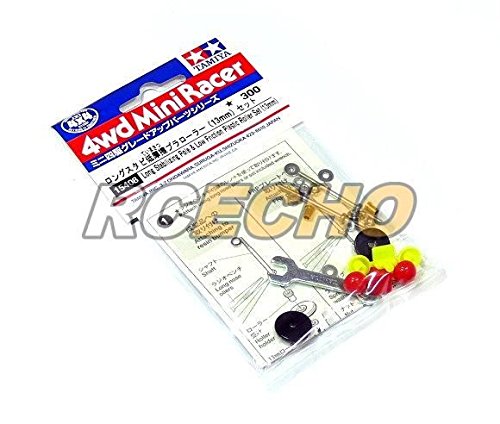 rcecho Tamiya Mini 4WD Model Long Stabilizing Pole & Low Friction Roller (13mm) 15408