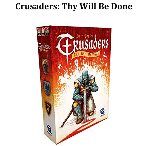 Renegade Game Studios Crusaders: Thy Will Be Done - Juego de mesa de estrategia Medivel a partir de 14 años, 2-4 jugadores, 45-60 minutos