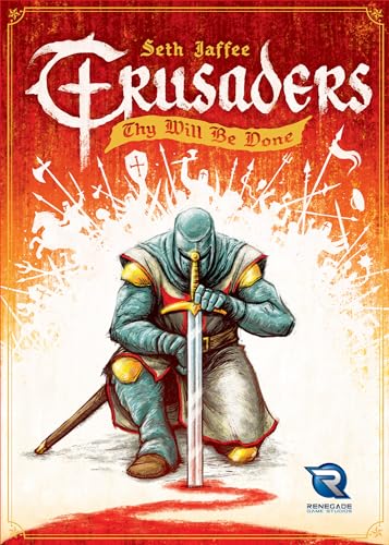 Renegade Game Studios Crusaders: Thy Will Be Done - Juego de mesa de estrategia Medivel a partir de 14 años, 2-4 jugadores, 45-60 minutos