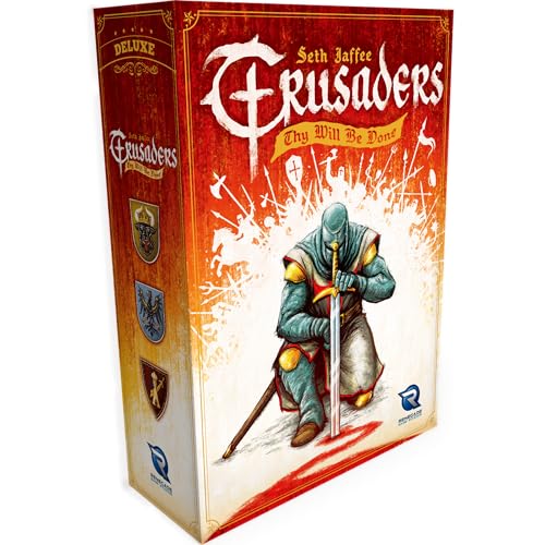 Renegade Game Studios Crusaders: Thy Will Be Done - Juego de mesa de estrategia Medivel a partir de 14 años, 2-4 jugadores, 45-60 minutos