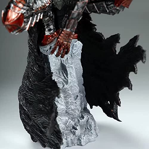 REOZIGN Berserk – Guts Anime Figures Modelo 25 cm / 9,8 pulgadas Guts Battle versión dañada personaje estatua juguete de oficina colecciones decoraciones infantiles regalo