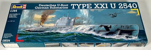 Revell 05004 - Maqueta de Submarino XXI U2540 (Escala 1:144)