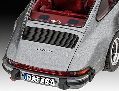 Revell 07688 Porsche 911 Carrera 3.2 Coupé (modelo G) escala 1:24 sin construir/sin pintar kit de modelo de plástico