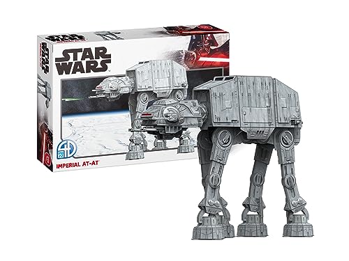 Revell Juego de maquetas de cartón de Star Wars, juego de modelado detallado del Imperial Imperial AT-AT I para jóvenes y mayores, 214 piezas, para fans de Star Wars, idea de regalo ideal para