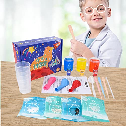 Richolyn Experimentos científicos - Impresionante química | Kit Ciencia con más 80 experimentos, Herramientas científicas Aprendizaje Educativo DIY para niños, niñas, niños