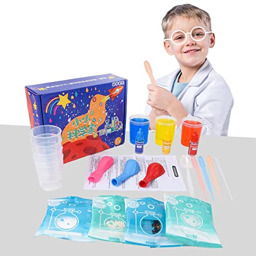 Richolyn Experimentos científicos - Impresionante química | Kit Ciencia con más 80 experimentos, Herramientas científicas Aprendizaje Educativo DIY para niños, niñas, niños