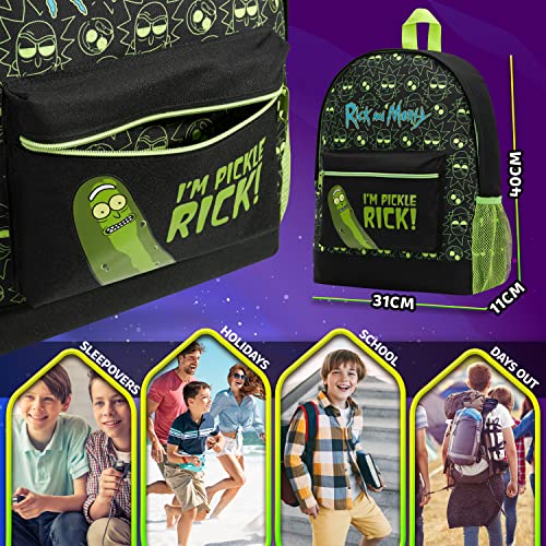 RICK AND MORTY Mochila - Mochila Viaje Rick y Morty - Regalos Frikis Originales