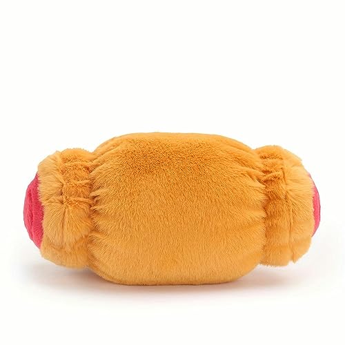 RIJPEX Peluche Serie de postres deliciosos de 7cm deliciosos Juguetes de Peluche envueltos en Salchichas del Mundo