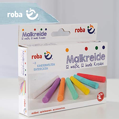 roba-kids- Juego de tizas no toxicas, Color 24 Piezas (roba Baumann 0017)