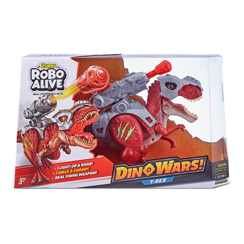 ROBO ALIVE Juguete T-Rex de Dino Wars Roboter, Color (ZURU 7132)