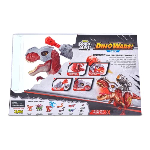 ROBO ALIVE Juguete T-Rex de Dino Wars Roboter, Color (ZURU 7132)