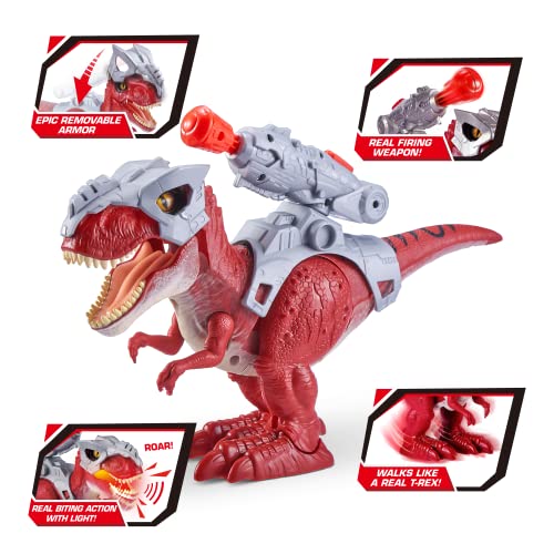 ROBO ALIVE Juguete T-Rex de Dino Wars Roboter, Color (ZURU 7132)