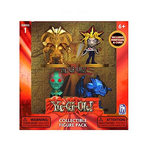 Rocco Giocattoli-Conviértete en un Duel Maestro con Este Exclusivo Pack de Mini Figuras de Yu-Gi-oh Exodia y Dragón Blanco Ojos Azul están en versión Especial. (Phatmojo FP5701)