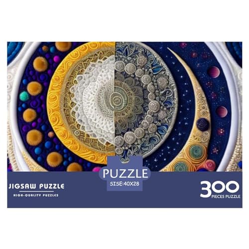 Rompecabezas de Aterrizaje Lunar para Adultos, diversión de 300 Piezas, Juguete, Juego Intelectual, decoración, Juego Educativo, 300 Piezas (40x28cm)