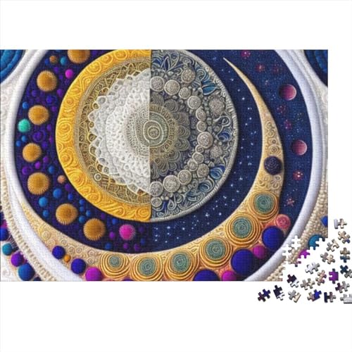 Rompecabezas de Aterrizaje Lunar para Adultos, diversión de 300 Piezas, Juguete, Juego Intelectual, decoración, Juego Educativo, 300 Piezas (40x28cm)