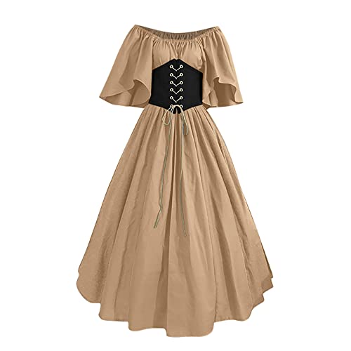 Ropa medieval para mujer, ofertas de venta, renacimiento, Halloween, carnaval, cosplay, disfraz de princesa, vestido de noche, tradicional, retro, festival, rendimiento, vestido de corsé, vintage,