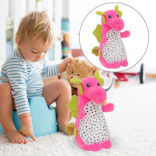 Rushbom Pitaya Dinosaurio Muñeco de Peluche de Juguete 3D Dragon Fruit Peluche Suave Cómodo para Dormitorio Sofá Sala de Estar