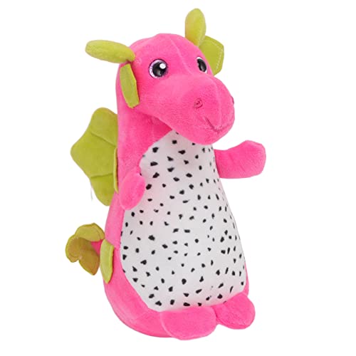 Rushbom Pitaya Dinosaurio Muñeco de Peluche de Juguete 3D Dragon Fruit Peluche Suave Cómodo para Dormitorio Sofá Sala de Estar