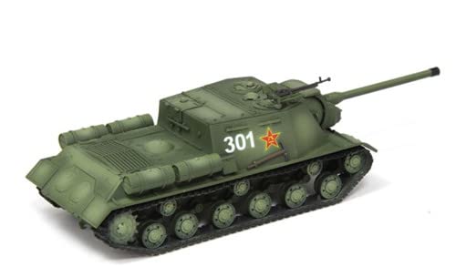 S-MODEL China PLA ISU-122 pistola autopropulsada 1955 Parade livery 1/72 ABS Tanque Pre-construido Modelo