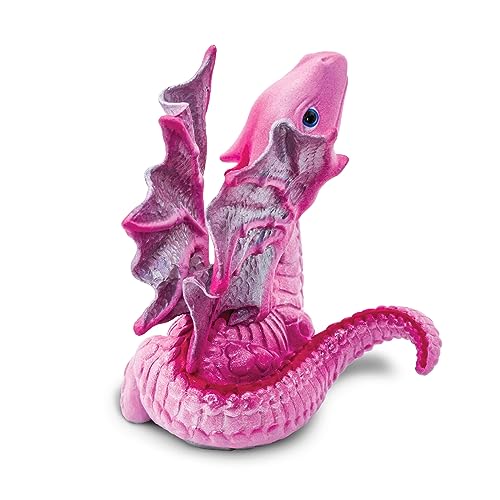 Safari Ltd. Dragón Bebé Amoroso 6.1cm | Figura de Dragón Pintada a Mano | Juguetes para Niños| No tóxico y Libre de BPA | Apto para Niños de 3