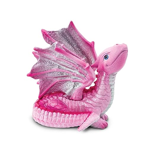 Safari Ltd. Dragón Bebé Amoroso 6.1cm | Figura de Dragón Pintada a Mano | Juguetes para Niños| No tóxico y Libre de BPA | Apto para Niños de 3