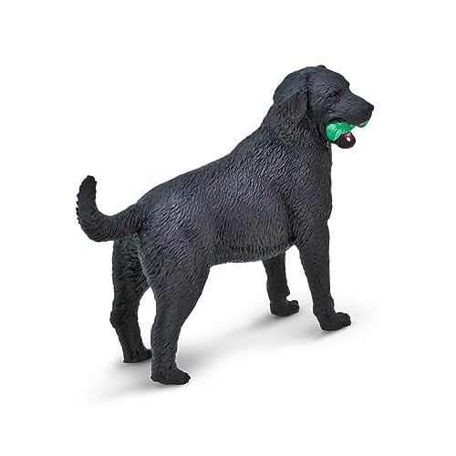 Safari Ltd.- Miniatura Best in Show Dogs Black Labrador Animals, Color Negro (253429)