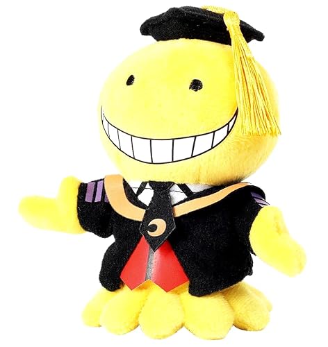 SAKAMI - Assassination Classroom - Koro Sensei - Colgante de Peluche/Figura/Juguete/Llavero - 12 cm - Original y con Licencia