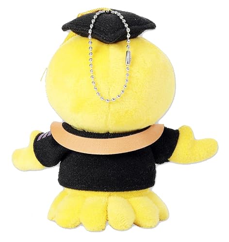 SAKAMI - Assassination Classroom - Koro Sensei - Colgante de Peluche/Figura/Juguete/Llavero - 12 cm - Original y con Licencia