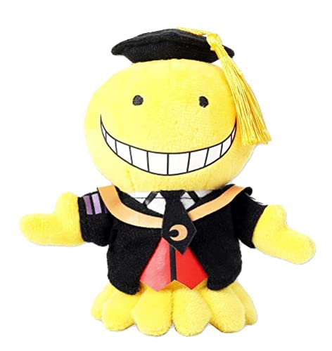 SAKAMI - Assassination Classroom - Koro Sensei - Colgante de Peluche/Figura/Juguete/Llavero - 12 cm - Original y con Licencia