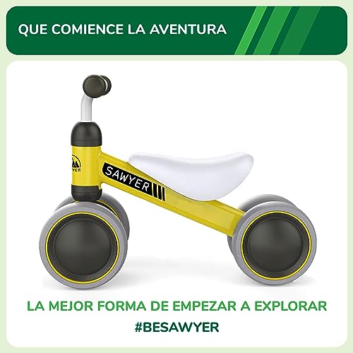 Sawyer Bikes - Correpasillos Bebe - Juguete Niños 1 Año (Amarillo)