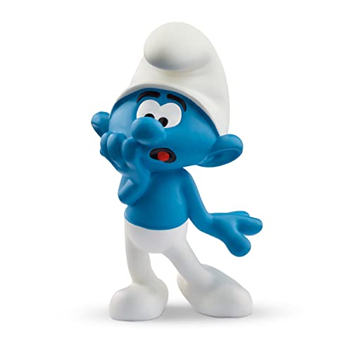 schleich 20840 Pitufo miedoso, a partir de 3 años, Smurfs - figura, 3 x 3 x 5 cm