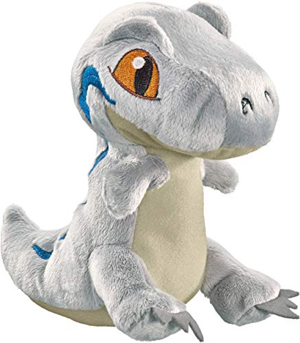 Schmidt Spiele 42752 Jurassic World, Peluche Azul, 16 cm