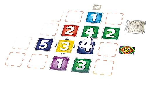 Schmidt Spiele 49433 For One, Number UP, Juego Familiar, Multicolor