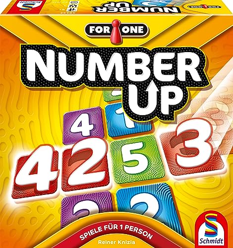 Schmidt Spiele 49433 For One, Number UP, Juego Familiar, Multicolor