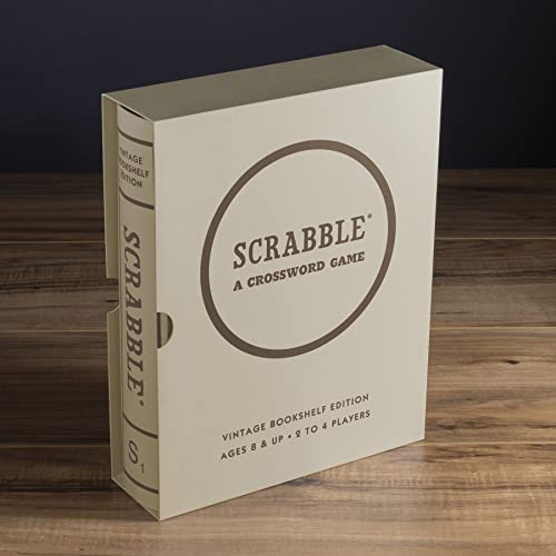 Scrabble Linen Book Vintage Edition Board Game by Winning Solutions