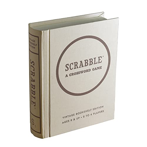 Scrabble Linen Book Vintage Edition Board Game by Winning Solutions