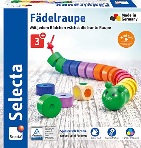 Selecta- Juego Educativo de Oruga, Multicolor, Medium (Schmidt Spiele GmbH 63005)